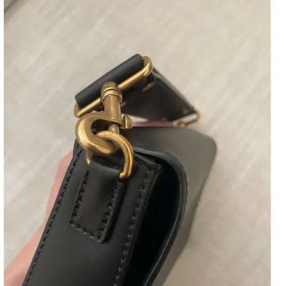 Dior J'Adior Black and Gold Clutch - Picture 7 of 8